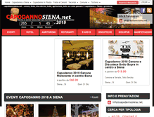 Tablet Screenshot of capodannosiena.net